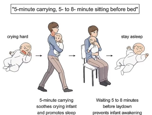 توقف گریه نوزاد